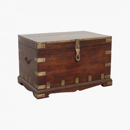 Antique Brass Edge Storage Trunk Chest Recycled Furniture Smithers of Stamford £599.00 