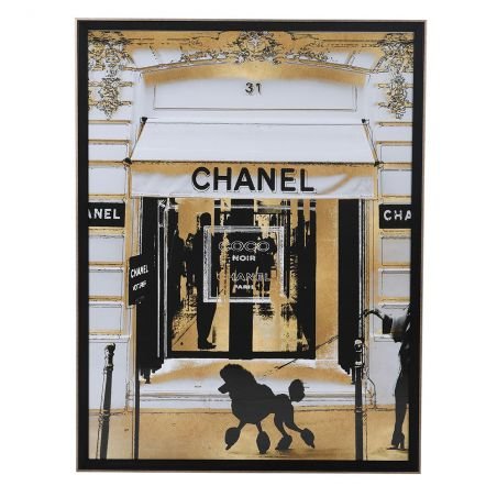 CHANEL Shop Front Picture Framed Print Vintage Wall Art  £299.00 