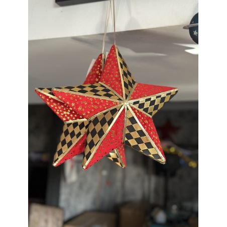 Chequered Star Bauble Baubles  £18.00 Store UK, US, EU, AE,BE,CA,DK,FR,DE,IE,IT,MT,NL,NO,ES,SEChequered Star Bauble -50% £18....