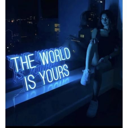 The World IS Yours Neon Sign Signs Smithers of Stamford £110.00 Store UK, US, EU, AE,BE,CA,DK,FR,DE,IE,IT,MT,NL,NO,ES,SEThe W...