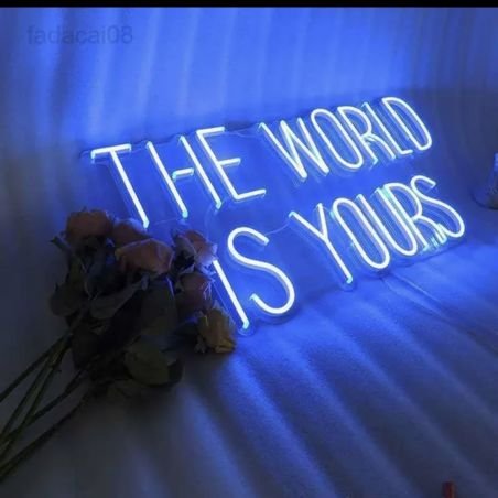 The World IS Yours Neon Sign Signs Smithers of Stamford £110.00 Store UK, US, EU, AE,BE,CA,DK,FR,DE,IE,IT,MT,NL,NO,ES,SEThe W...