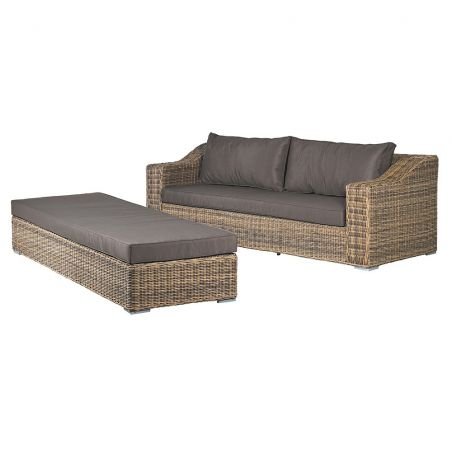 Sorrento Natural Rattan Garden Furniture Set Garden Furniture  £1,036.00 