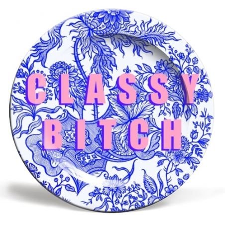 Classy Bitch Art Plate Tableware  £27.00 Store UK, US, EU, AE,BE,CA,DK,FR,DE,IE,IT,MT,NL,NO,ES,SEClassy Bitch Art Plate produ...