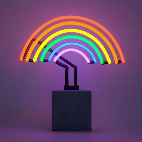 Rainbow Neon Wall Light Neon Signs Smithers of Stamford £19.00 