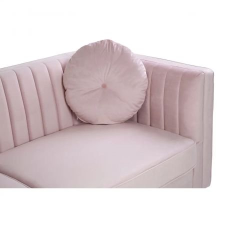 Pink Velvet Shell Backed Sofa Designer Furniture Smithers of Stamford £950.00 Store UK, US, EU, AE,BE,CA,DK,FR,DE,IE,IT,MT,NL...