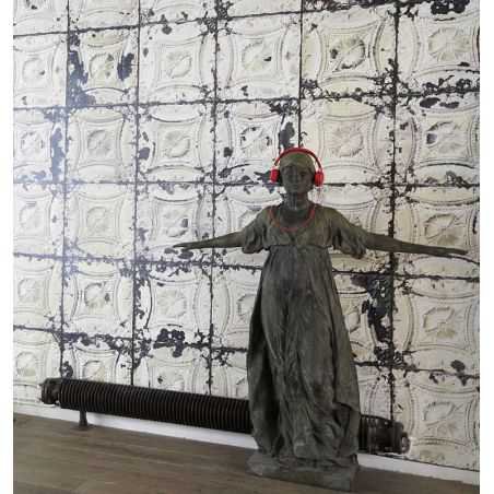 Brooklyn Metal Tin Tiles Effect Wallpaper By Merci NLXL Wallpaper NLXL £285.00 