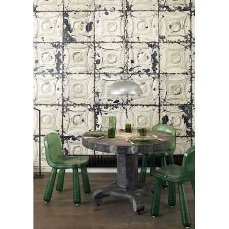 Brooklyn Metal Tin Tiles Effect Wallpaper By Merci NLXL Wallpaper NLXL £285.00 