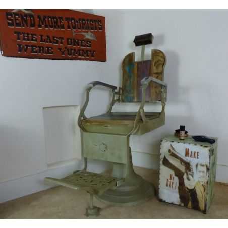 Vintage Style Dentist / Barber Chair Industrial Furniture Smithers of Stamford £1,125.00 