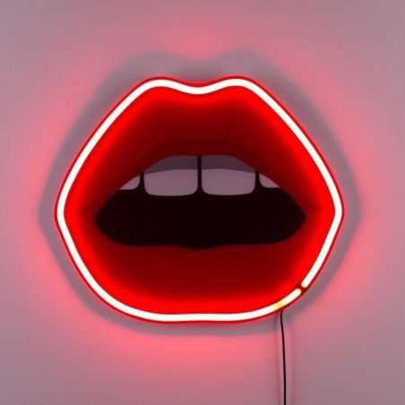 Neon Mouth Lamp Lighting Seletti £215.00 Store UK, US, EU, AE,BE,CA,DK,FR,DE,IE,IT,MT,NL,NO,ES,SENeon Mouth Lamp product_redu...