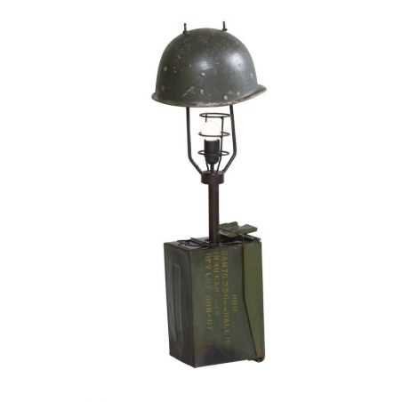 Army Soldier Helmet Table Lamp Lighting  £225.00 