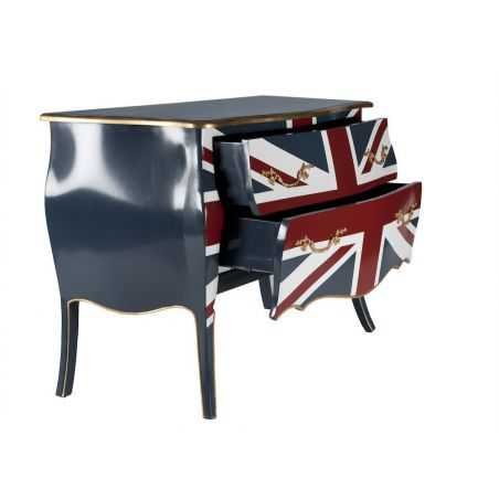 Union Jack Bombe Chest Sideboard Cabinets & Sideboards Smithers of Stamford £1,810.00 Store UK, US, EU, AE,BE,CA,DK,FR,DE,IE,...