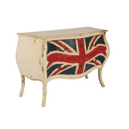 Union Jack Bombe Chest Sideboard Cabinets & Sideboards Smithers of Stamford £1,810.00 Store UK, US, EU, AE,BE,CA,DK,FR,DE,IE,...