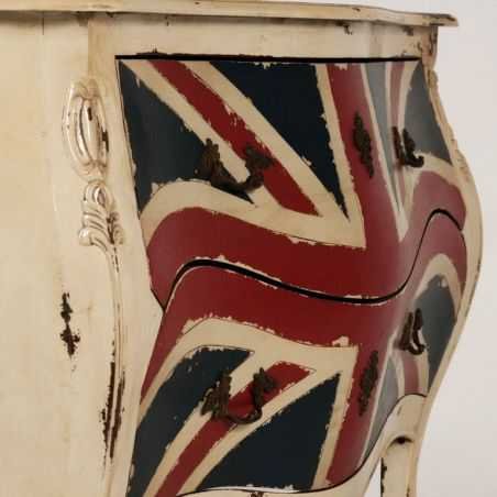 Union Jack Bombe Chest Sideboard Cabinets & Sideboards Smithers of Stamford £1,810.00 Store UK, US, EU, AE,BE,CA,DK,FR,DE,IE,...