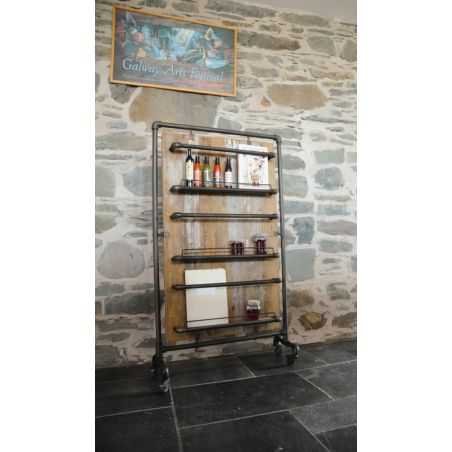 Reclaimed Wide Storage Rack Recycled Furniture Smithers of Stamford £300.00 