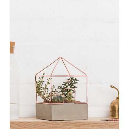 Concrete House Planter Retro Gifts  £43.