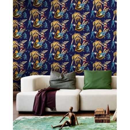 Space Retro Wallpaper Wallpaper Smithers of Stamford £179.00 Store UK, US, EU, AE,BE,CA,DK,FR,DE,IE,IT,MT,NL,NO,ES,SESpace Re...