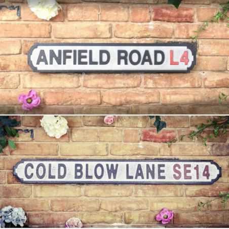 Football Street Signs Gifts Smithers of Stamford £37.00 