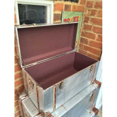 Hawker Industrial Storage Trunk Aviator Furniture Smithers of Stamford £590.00 