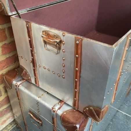 Hawker Industrial Storage Trunk Aviator Furniture Smithers of Stamford £590.00 