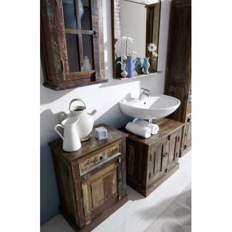 River Boat Reclaimed Wood Sink Vanity Reclaimed Wood Furniture Smithers of Stamford £678.00 Store UK, US, EU, AE,BE,CA,DK,FR,...