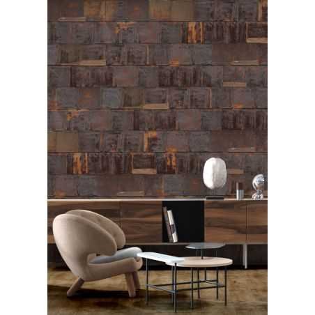 Rusty Metal Wallpaper By Piet Hein Eek Wallpaper Smithers of Stamford £259.00 