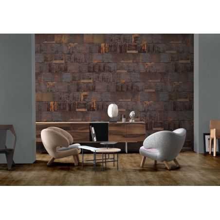 Rusty Metal Wallpaper By Piet Hein Eek Wallpaper Smithers of Stamford £259.00 