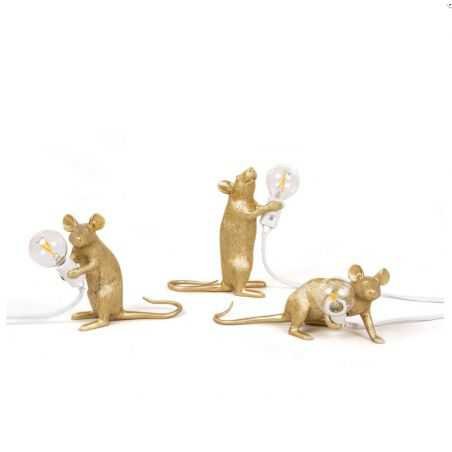 Gold Mouse Lamp Seletti Seletti £85.00 Store UK, US, EU, AE,BE,CA,DK,FR,DE,IE,IT,MT,NL,NO,ES,SEGold Mouse Lamp product_reduct...