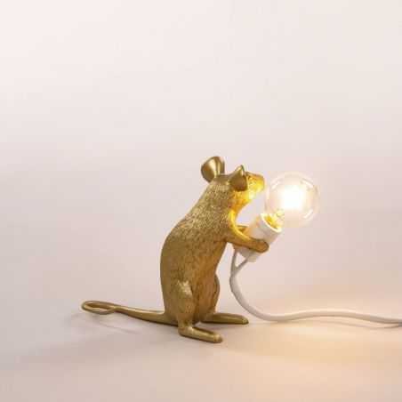 Gold Mouse Lamp Seletti Seletti £85.00 Store UK, US, EU, AE,BE,CA,DK,FR,DE,IE,IT,MT,NL,NO,ES,SEGold Mouse Lamp product_reduct...