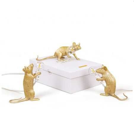 Gold Mouse Lamp Seletti Seletti £85.00 Store UK, US, EU, AE,BE,CA,DK,FR,DE,IE,IT,MT,NL,NO,ES,SEGold Mouse Lamp product_reduct...