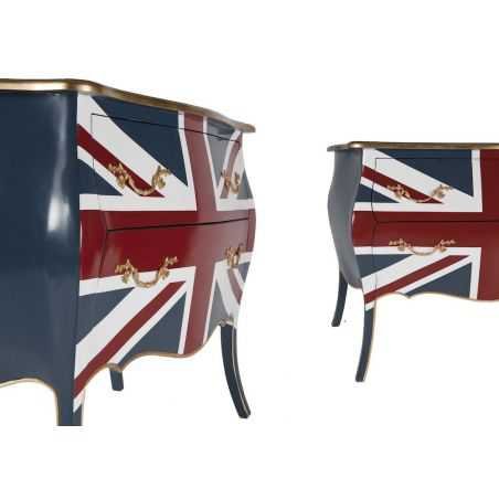 Union Jack Bombe Chest Sideboard Cabinets & Sideboards Smithers of Stamford £1,810.00 Store UK, US, EU, AE,BE,CA,DK,FR,DE,IE,...