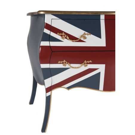 Union Jack Bombe Chest Sideboard Cabinets & Sideboards Smithers of Stamford £1,810.00 Store UK, US, EU, AE,BE,CA,DK,FR,DE,IE,...