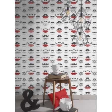 Moustache Wallpaper Wallpaper Smithers of Stamford £195.00 