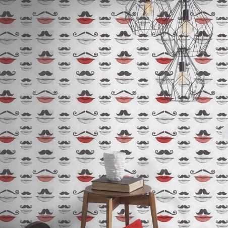 Moustache Wallpaper Wallpaper Smithers of Stamford £195.00 