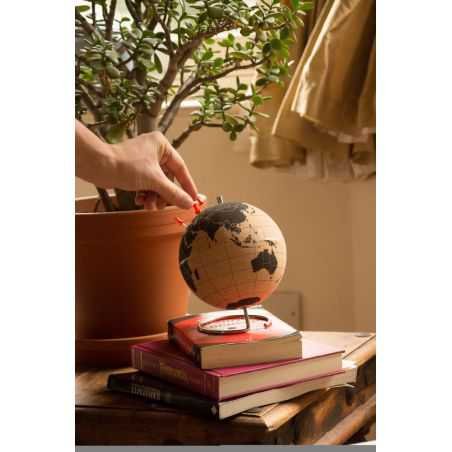 World Globe Pin Your Travels Retro Ornaments Smithers of Stamford £46.00 